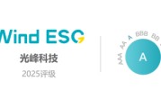 梦见剪发光峰科技再获Wind ESG A级评级 创新驱动绿色科技典范